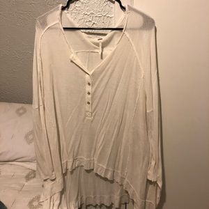 Free People thermal Henley top